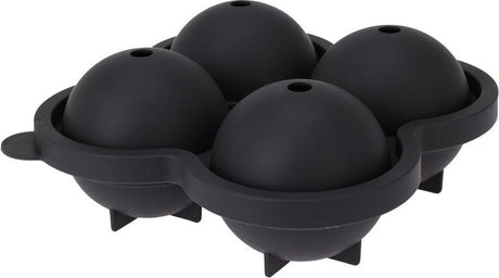 Machine à glaçons pour 4 boules de glace gris | 6 pièces