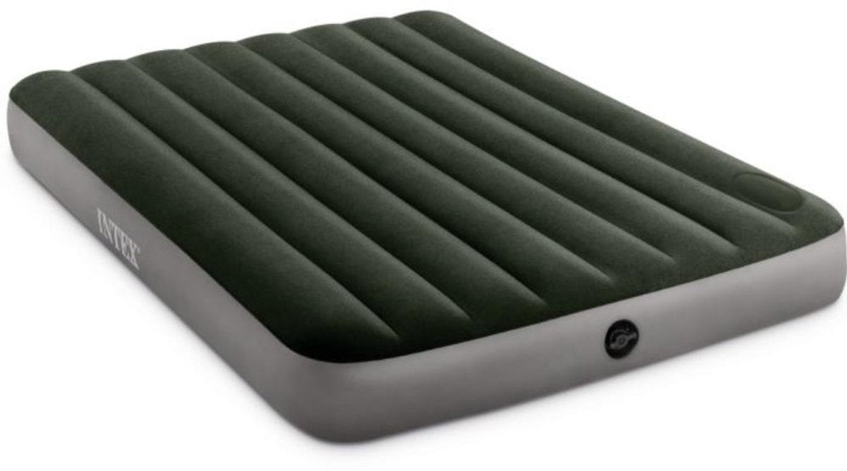 Matelas pneumatique Intex Full Dura-Beam Downy avec pompe à pied intégrée - 191x137x25 cm
