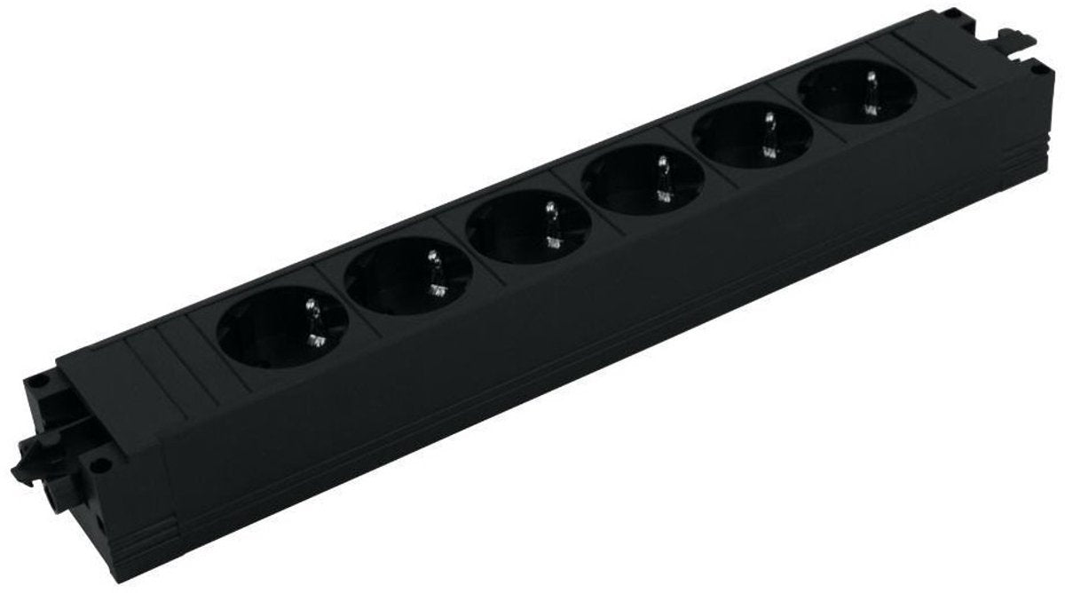 Multiprise Bachmann avec fiche d'installation Wieland Gst18® et 6 contacts noir