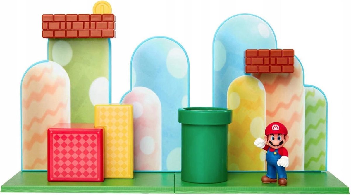 Nintendo super mario 6,5 cm ensemble d'action plaines de glands