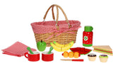 Panier à bibelots avec contenu