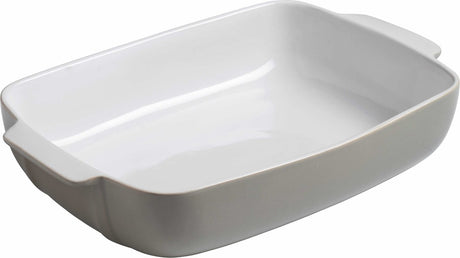Plat à pâtisserie signature Pyrex rectangle - céramique - 25x19 cm - gris