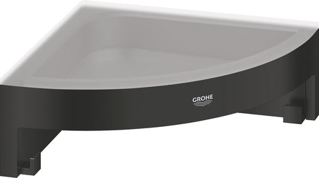 Grohe quickfix start cube receveur de douche d'angle - noir mat