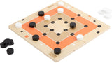 Small foot - jeu de solitaire et moulin en bois édition or