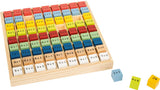 Petit pied - temps de calcul en bois couleur, 82dlg.