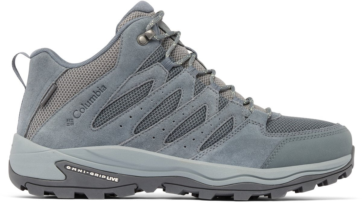 Chaussures de randonnée imperméables homme Columbia redmond™ iv mid - graphite, citron haze