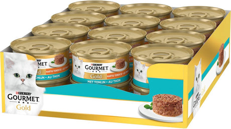 Tour salée Gourmet gold - nourriture humide pour chats - thon - 24 x 85 g