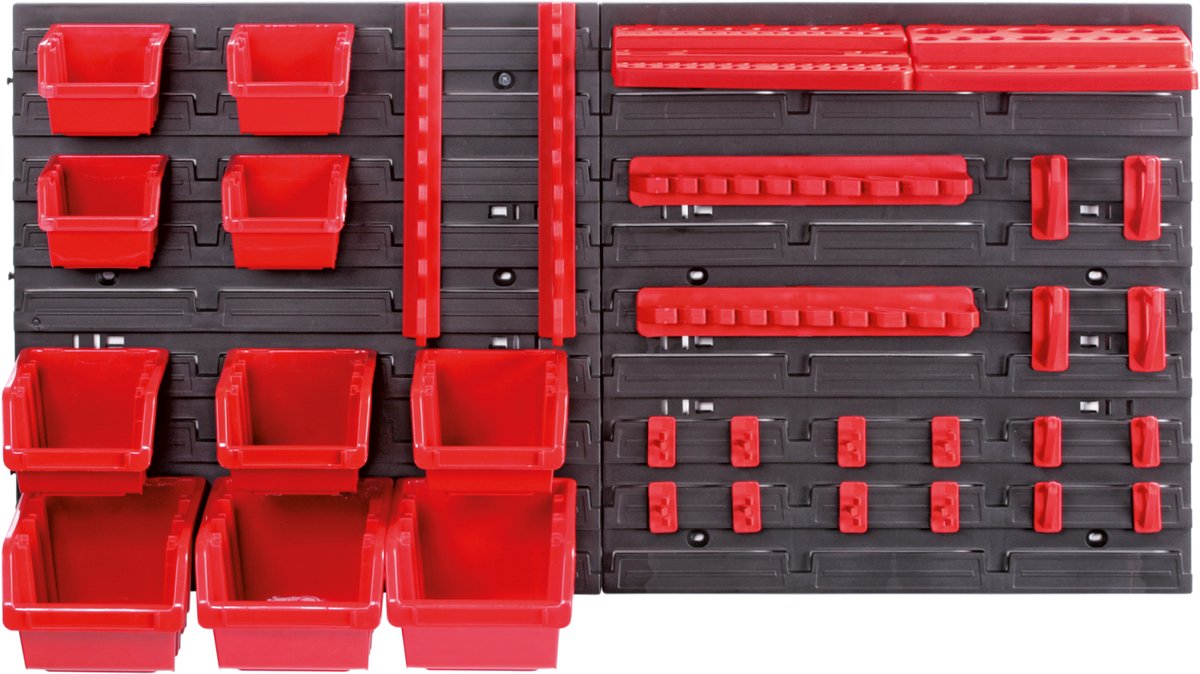 Kistenberg orderline - mur à outils - noir - 80x40 cm - 2 pièces