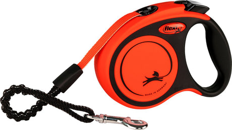 Ruban adhésif Flexi rétractable line xtreme noir orange - 3 m - xs