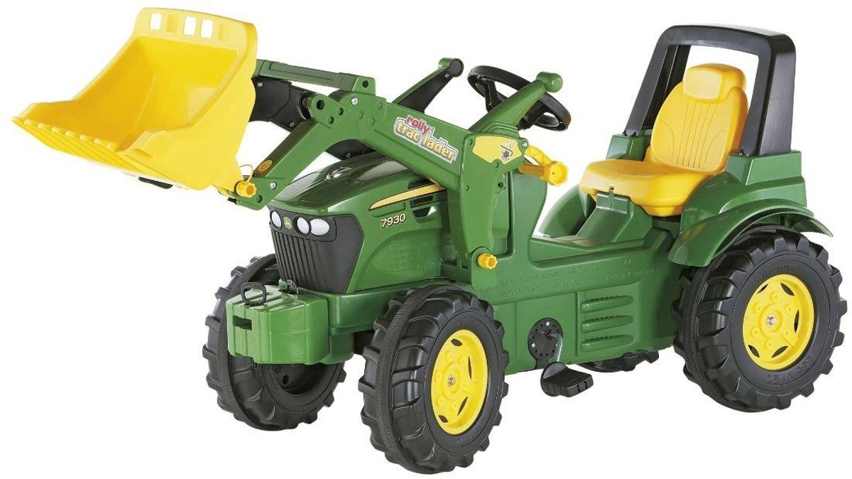 Rolly Toys Farmtrac John Deere - Tracteur à pédales avec chargeur frontal