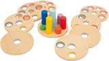 Small foot - jeu d'empilage en bois logisteck éducatif, 9 parties.