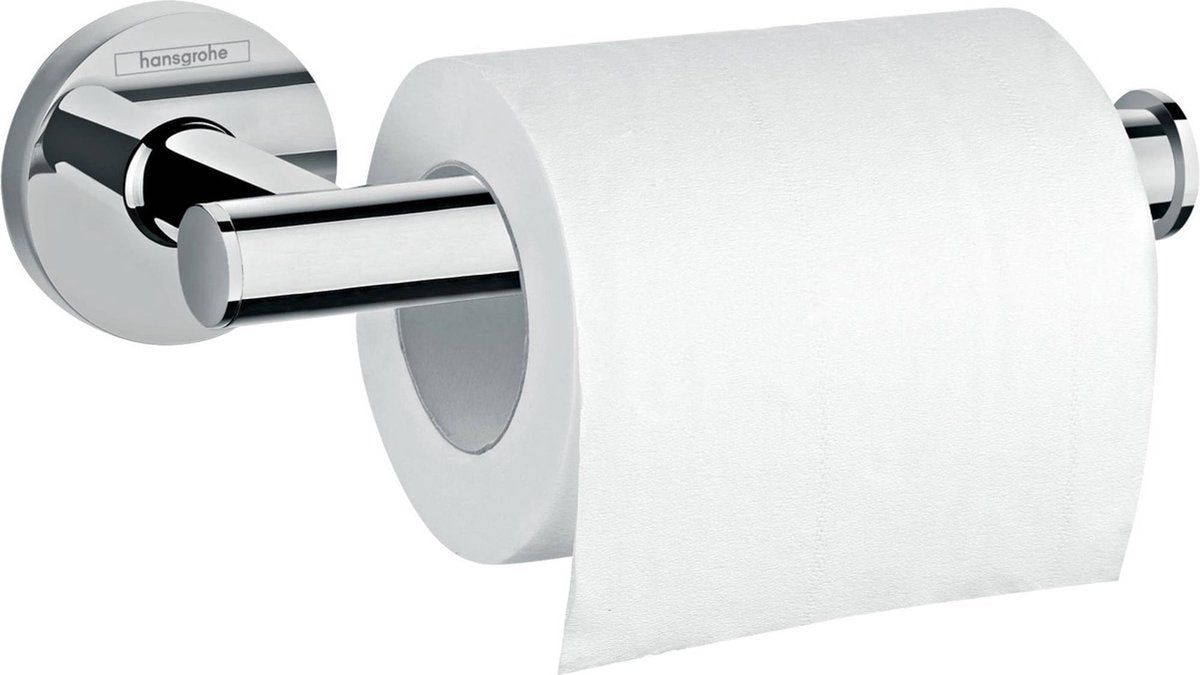 Porte-rouleau de papier toilette universel Hansgrohe Logis chromé