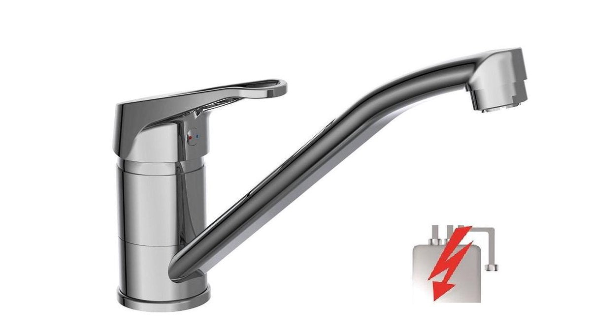 Schütte un-bouton mélangeur tassoni chromée basse pression -colore
