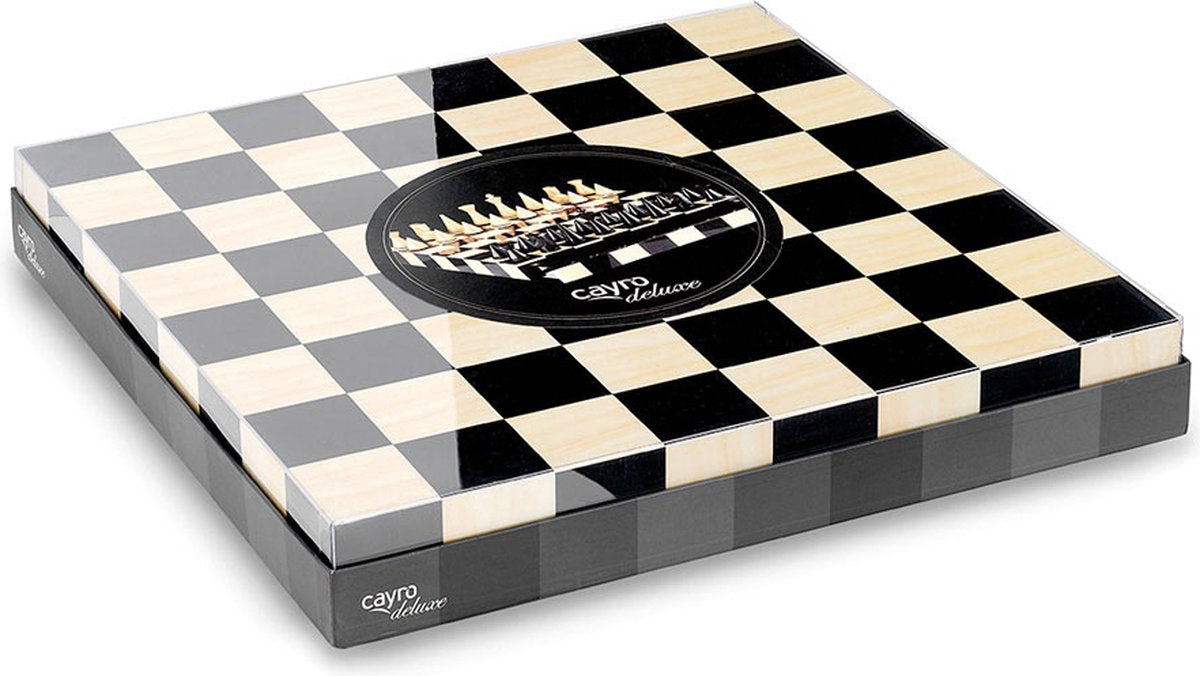 Geronimo games cayro - échiquier de luxe - jeu d'échecs - 2 joueurs - à partir de 14 ans