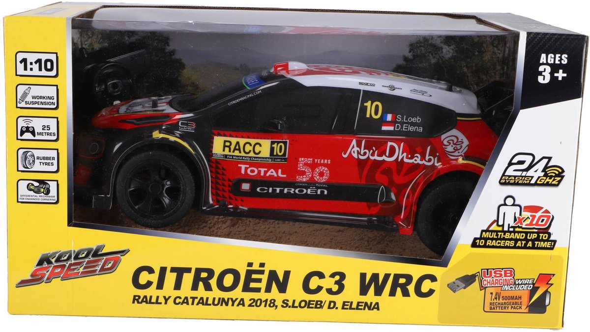 Kool Speed voiture radiocommandée Citroën 1:10 2.4G WRC