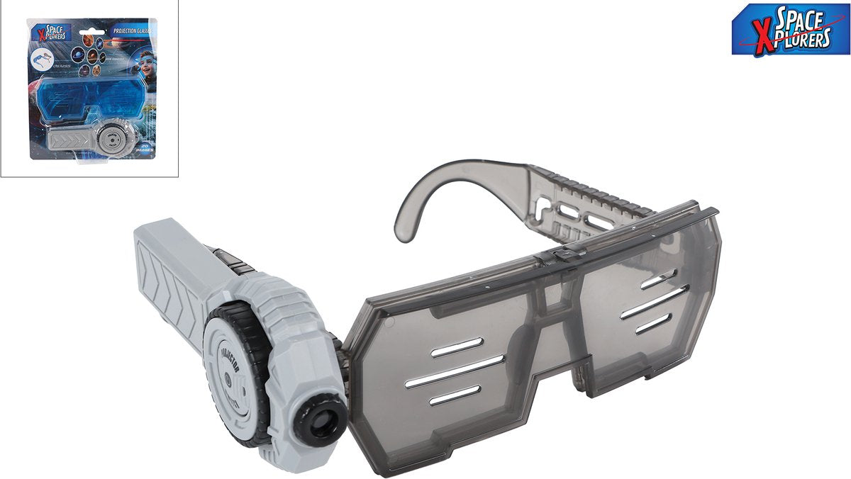 Lunettes de projecteur Space Explorers avec 20 images