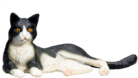 Mojo farmland chat couché noir et blanc - 387367