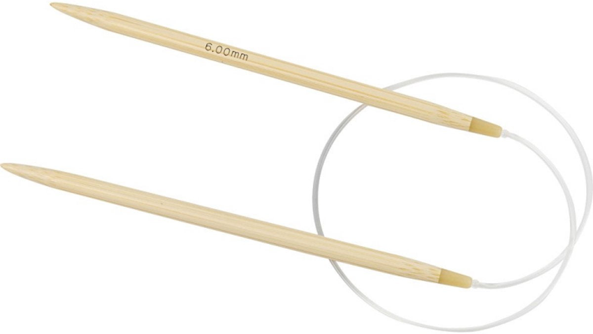Creativ company cc aiguille à tricoter circulaire 6, longueur 60 cm