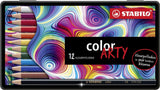 Stabilo color - crayons de couleur arty 12 pièces