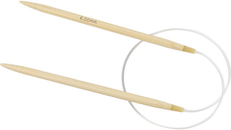 Aiguilles à tricoter rondes Creativ company, L: 60 cm, taille 6 mm, 1 pièce