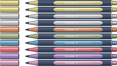 Instruments d'écriture Schneider Schneider paint-it 050 - roller métallique - 0,4 mm - 10 pièces - s-ml05011503