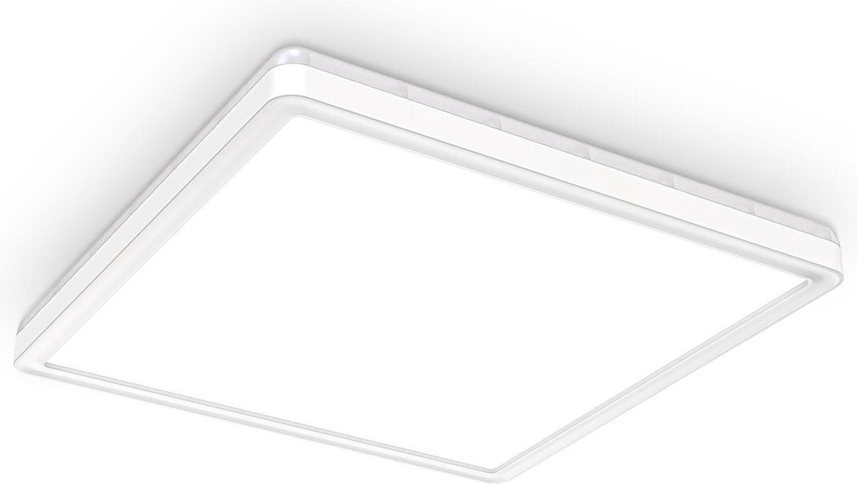 Briloner b.k.licht - Plafonnier LED - dimmable - à lumière indirecte - Panneau LED - L: 29,3cm - 4 000k - 18w