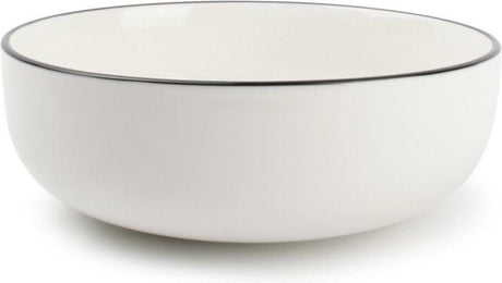 Sel poivre s|p collection - bol 17,5xh6cm blanc - socle studio