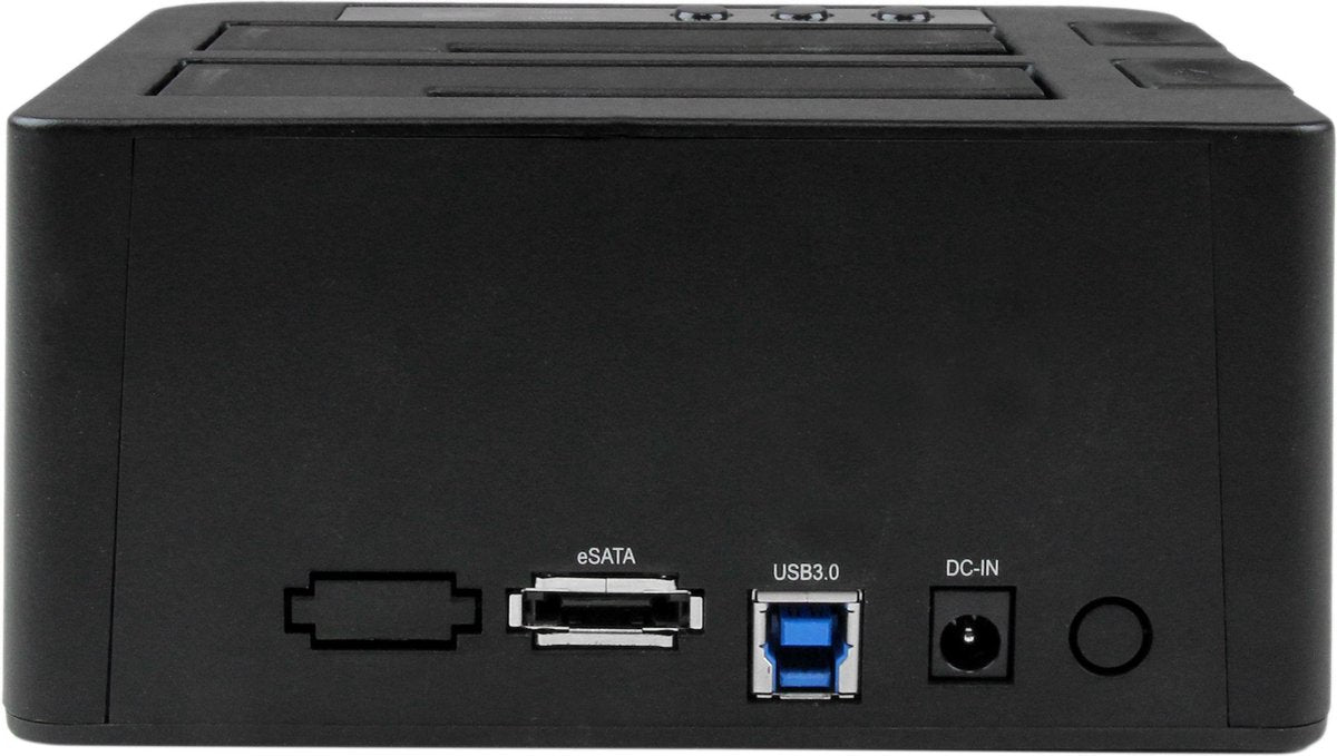 Startech ESATA Station de duplication de disque dur - Cloneur de disque dur USB 3.0 - SATA III 6 GBP S - Noir