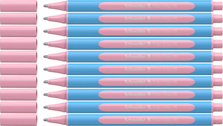 Schneider instruments d'écriture stylo à bille schneider - slider edge pastel - xb - pastel rose - 10 pièces - s-152229-10