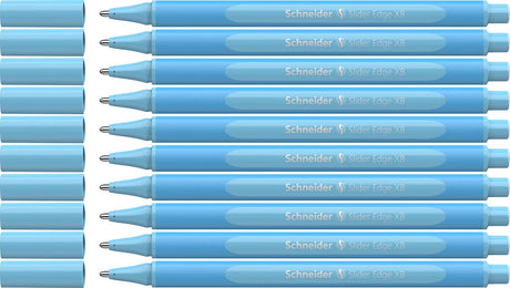 Schneider instruments d'écriture stylo à bille schneider - slider edge pastel - plume xb - couleur d'écriture pastel bleu bébé - 10 pièces - s-152230-10