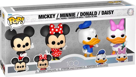 Funko pop 4-pack : mickey minnie donald daisy - pop