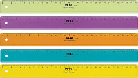 Règle sans marque sans marque m+r 30cm plastique transparent assorti
