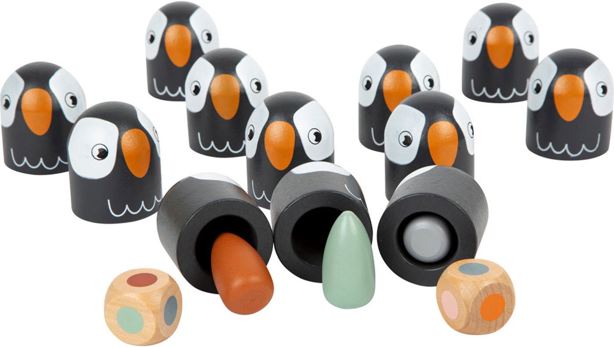 Petit pied - Memospel en bois Pinguin, 26dlg.