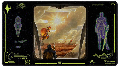 Ultrapro ultra pro - magie : le rassemblement - bord des éternités - adagia, tapis de jeu holofoil bastion balayé par le vent - royaume-uni