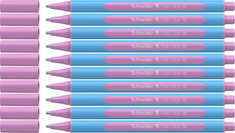 Schneider writing instruments stylo à bille schneider - slider edge pastel - xb - pastel lilas - 10 pièces - s-152228-10