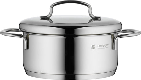 WMF mini - poêle basse - ø14 cm - inox - compacte - convient à toutes sources de chaleur