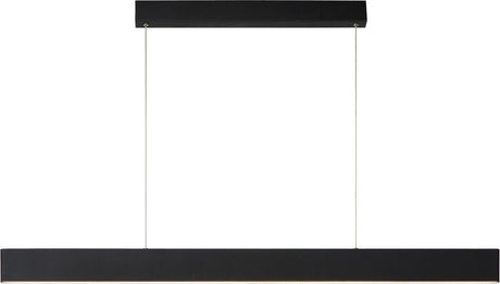 Lucide Raya LED - lampe suspendue - LED dimmable - 1x36w 2700k - noir