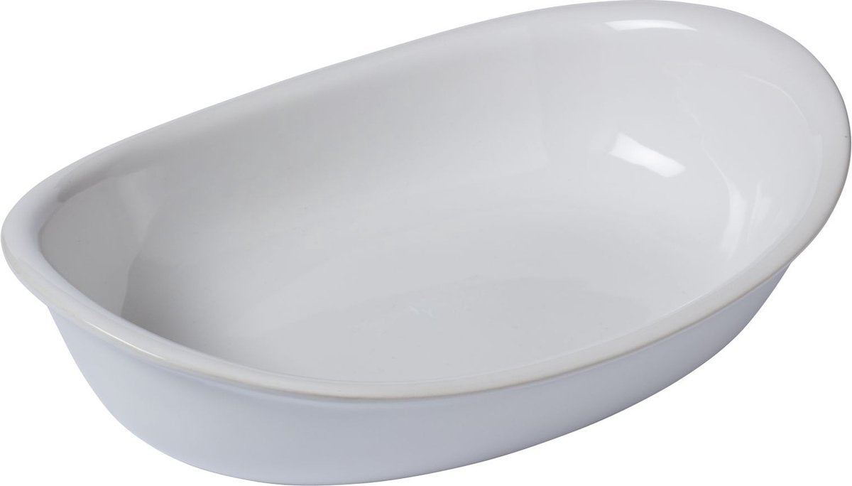 Pyrex - plat à four suprême ovale 2,7 litres - blanc - céramique