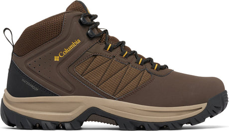 Chaussures de randonnée imperméables homme Columbia transverse randonnée marron