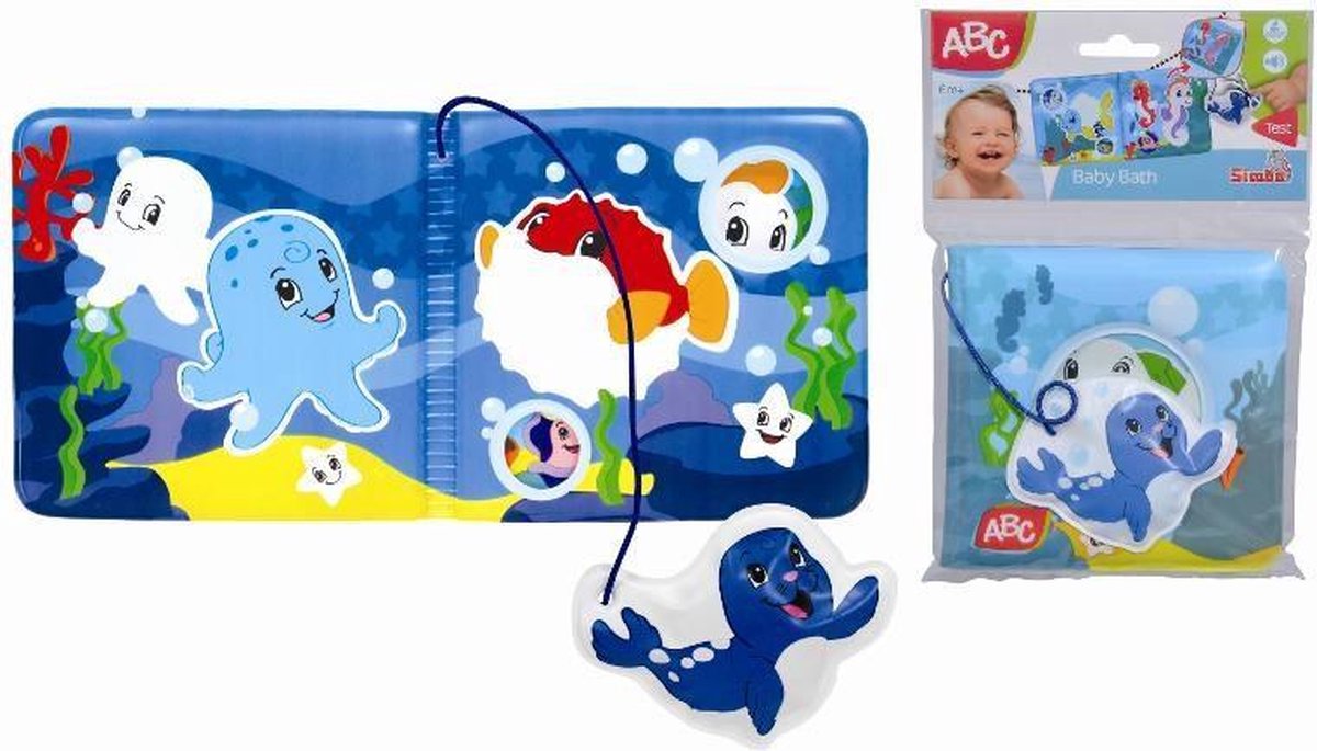 Livre de bain magique ABC, jouets pour bébé, amusants dans l'eau, animaux marins colorés.