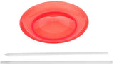 Assiette de jonglerie Eureka avec bâton - rouge