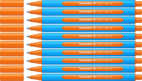 Instruments d'écriture Schneider stylo à bille Schneider - bord coulissant - xb - orange - 10 pièces - s-152206-10