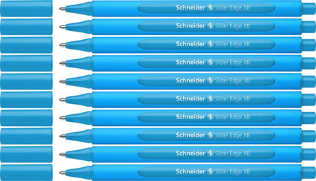 Instruments d'écriture Schneider stylo à bille Schneider - bord coulissant - xb - bleu clair - 10 pièces - s-152210-10