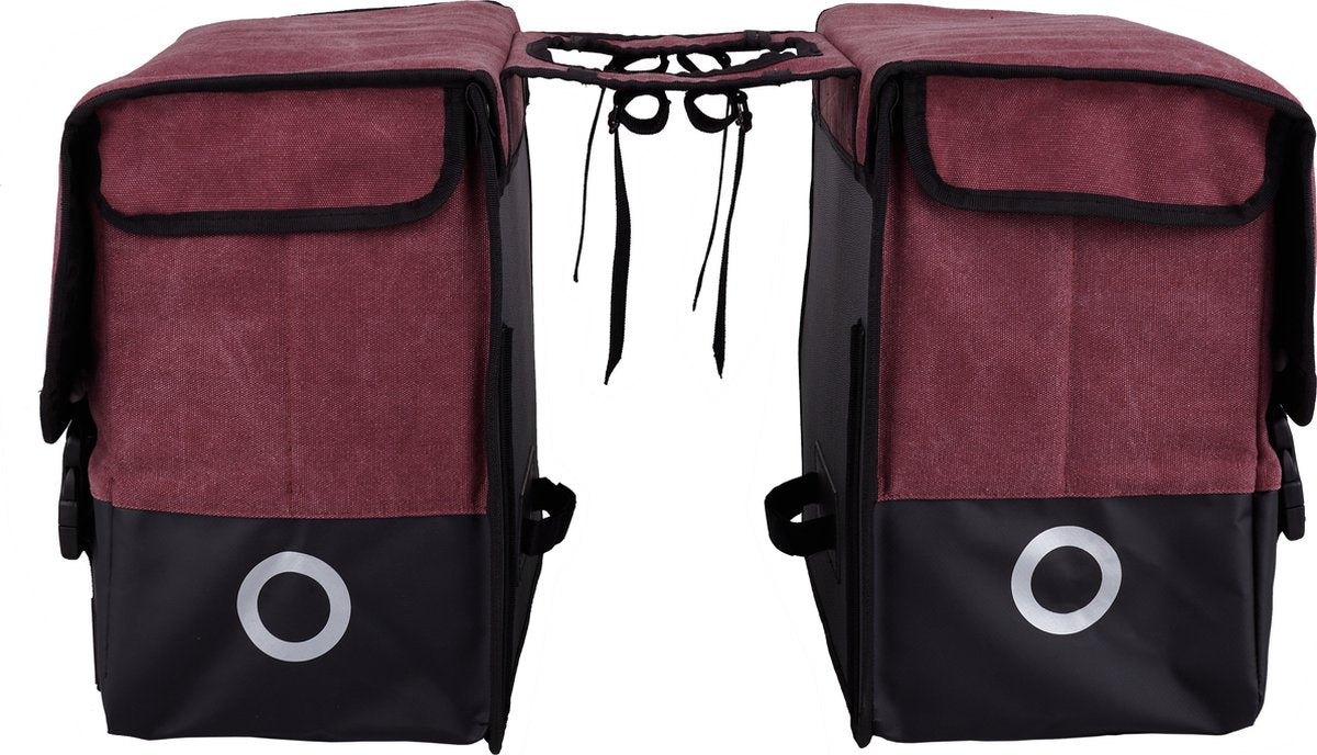 Willex - toile double plus - 30 litres - montage universel - extra résistant - rouge noir mat