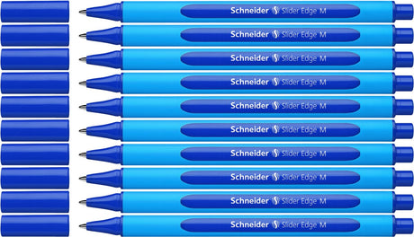 Schneider instruments d'écriture stylo à bille schneider - bord coulissant - plume m - couleur d'écriture bleu - 10 pièces - s-152103-10