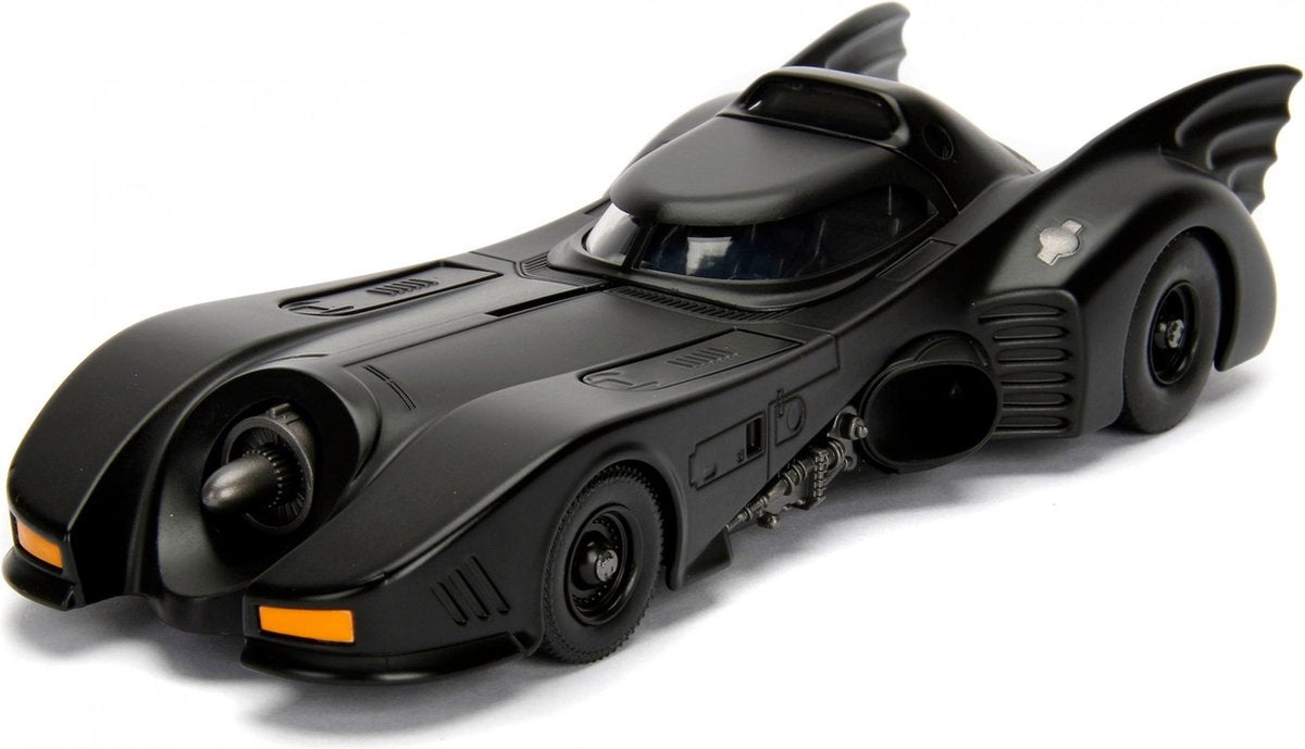 Jada Toys - Batman et Batmobile 1989 - Échelle 1:24 - Die Cast - à partir de 8 ans - Véhicule jouet