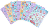 Livre d'autocollants Undercover Peppa Pig avec 8 feuilles