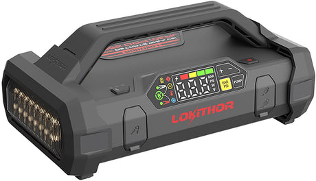 Lokithor jump starter ja301 pro - 2500a 12v - compresseur d'air - banque d'alimentation - lampe de poche LED - pour voiture, moto, bateau, SUV