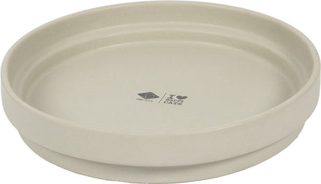 D d home i love happy cats abreuvoir ace xl-1250ml-25x25x4.5cm beige