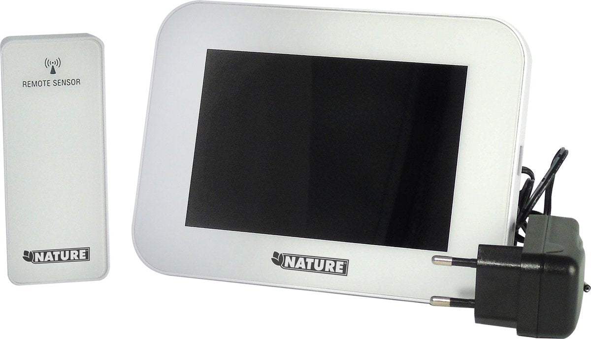 Nature Mether Station numérique H12.5 x 17,5 x 2,5 cm blanc